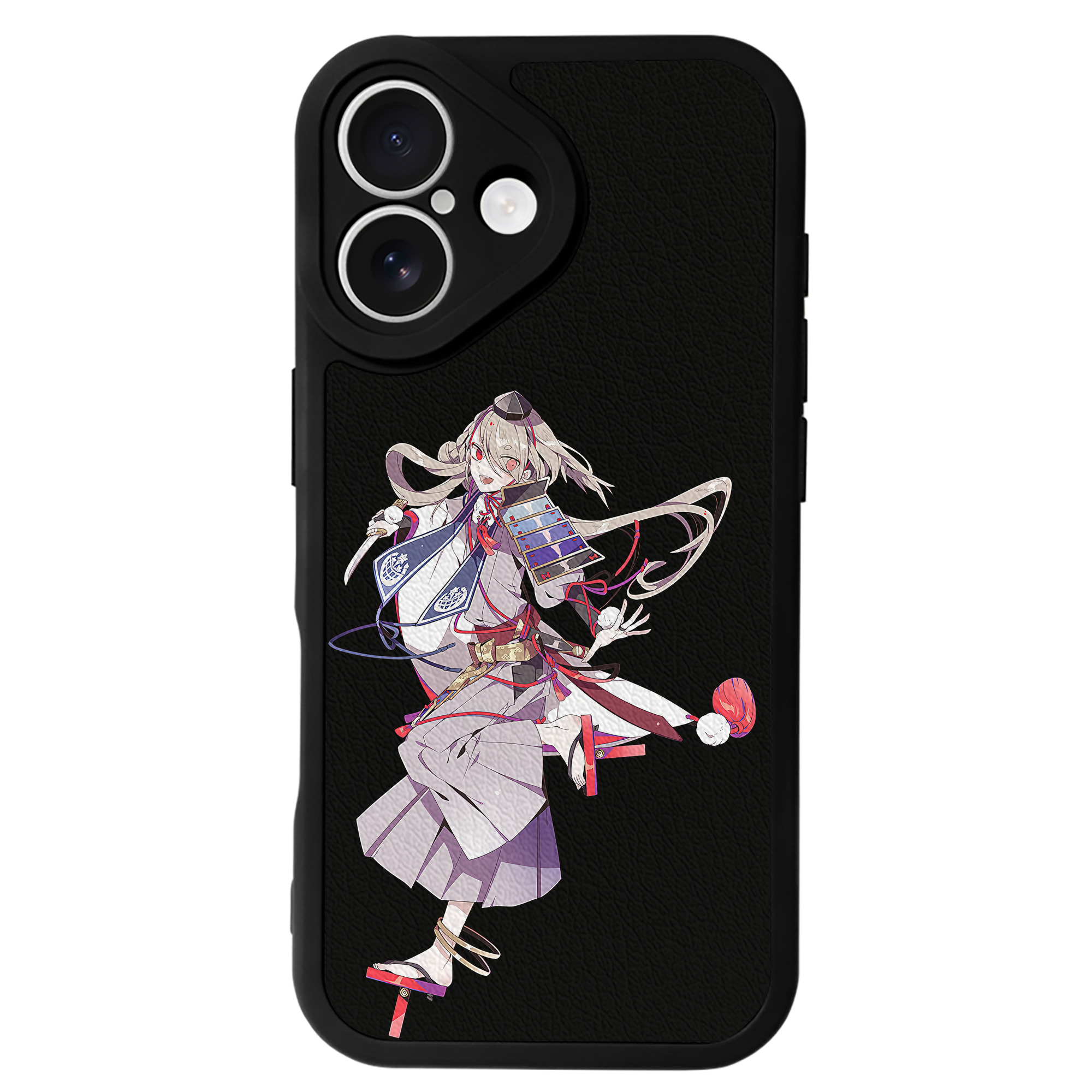 （画像用） 刀剣乱舞 Touken Ranbu 【iPhone 16シリーズ対応】シリコンスマホケース（レザー調） 材質：シリコン